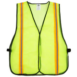 Dazonity High Visibility Reflective Safety Vest , Mesh,Reflective Strips, Fit for Men & Women, Work, Construction