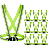 Dazonity High Visibility Safety Vest ,Lightweight,Adjustable &Hi Vis Fit for Men&Women, Work,Construction,Runnning